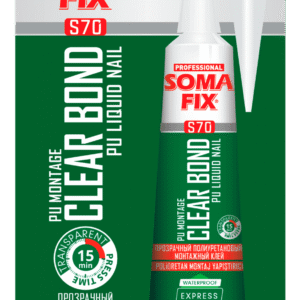 SomaFix Professional S70 PU ragasztó - CLEAR BOND