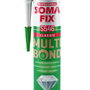 SomaFix Professional S546 hibrid általános ragasztó - MULTIBOND CRYSTAL CLEAR