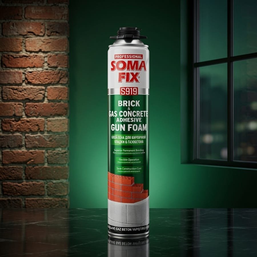 SomaFix Professional S919 tégla és gázbeton pisztolyos ragasztóhab