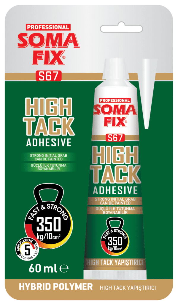 SomaFix Professional S67 hibrid erős kötésű ragasztó - HIGH TACK