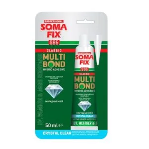 SomaFix Professional S65 hibrid általános tubusos ragasztó - CRYSTAL CLEAR
